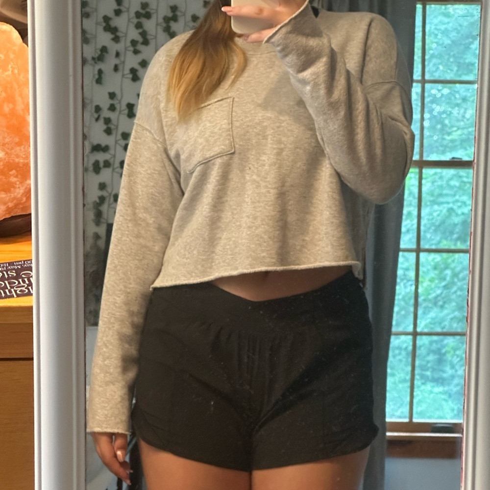 Aerie crop long sleeve